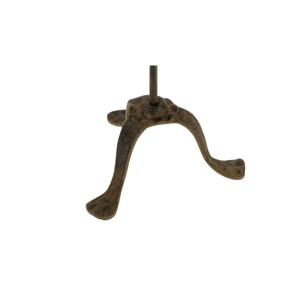 Cast Iron Dancing Lady Ashtray Standing w/handle portable vintage cigar cigarette Ashtrays Carvers Olde Iron