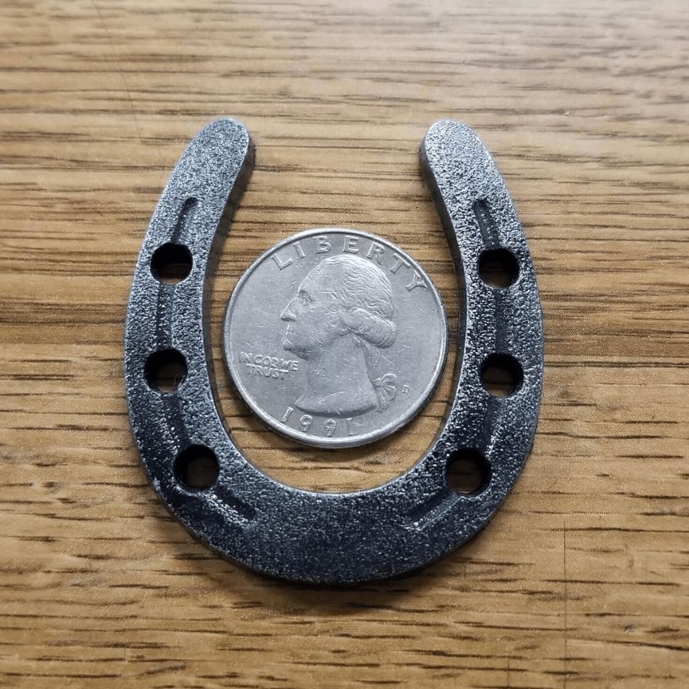 Carver's Olde Iron Horseshoes for Crafts and Decorations – Mini Zinc Horseshoes Set Horseshoes Set Carver's Olde Iron