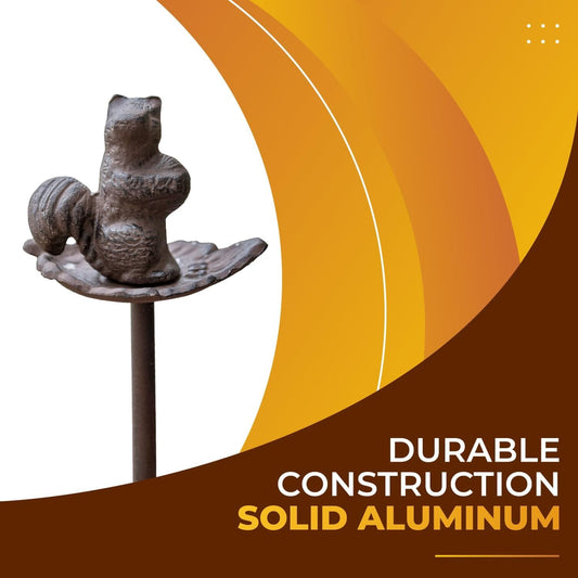 Carver's Olde Iron One Piece Aluminum Squirrel Water Hose Guide for Garden, Plants and Flower Beds Hose Guides Carver's Olde Iron