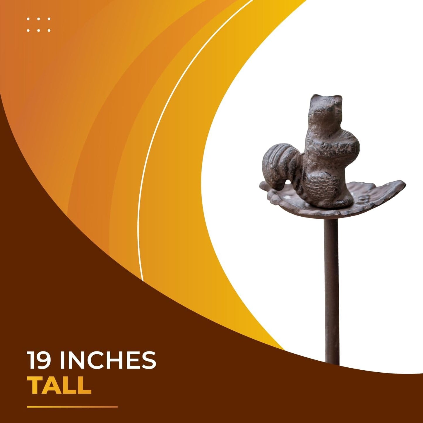 Carver's Olde Iron One Piece Aluminum Squirrel Water Hose Guide for Garden, Plants and Flower Beds Hose Guides Carver's Olde Iron