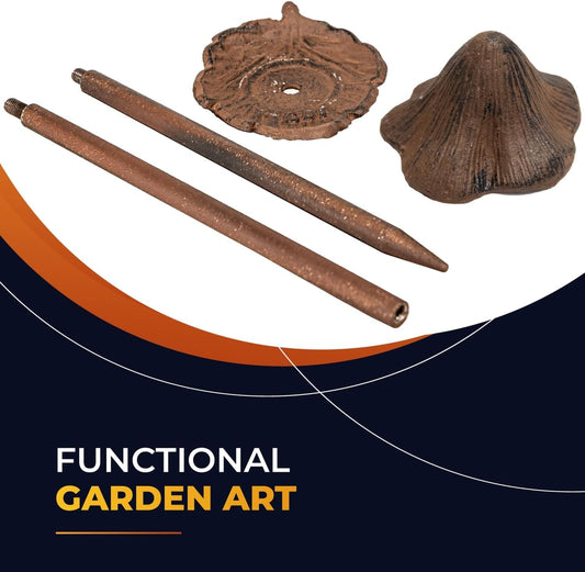 Carver’s Olde Iron 20" Aluminum Mushroom Water Hose Guides for Garden, Plants and Flower Beds Hose Guides Carver's Olde Iron