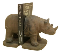 2 pc Cast Iron Bulldog Playing Bookends