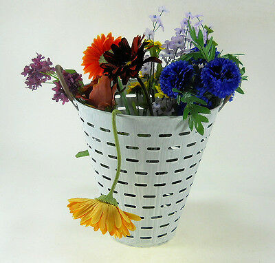 New Olive Bucket Metal Basket