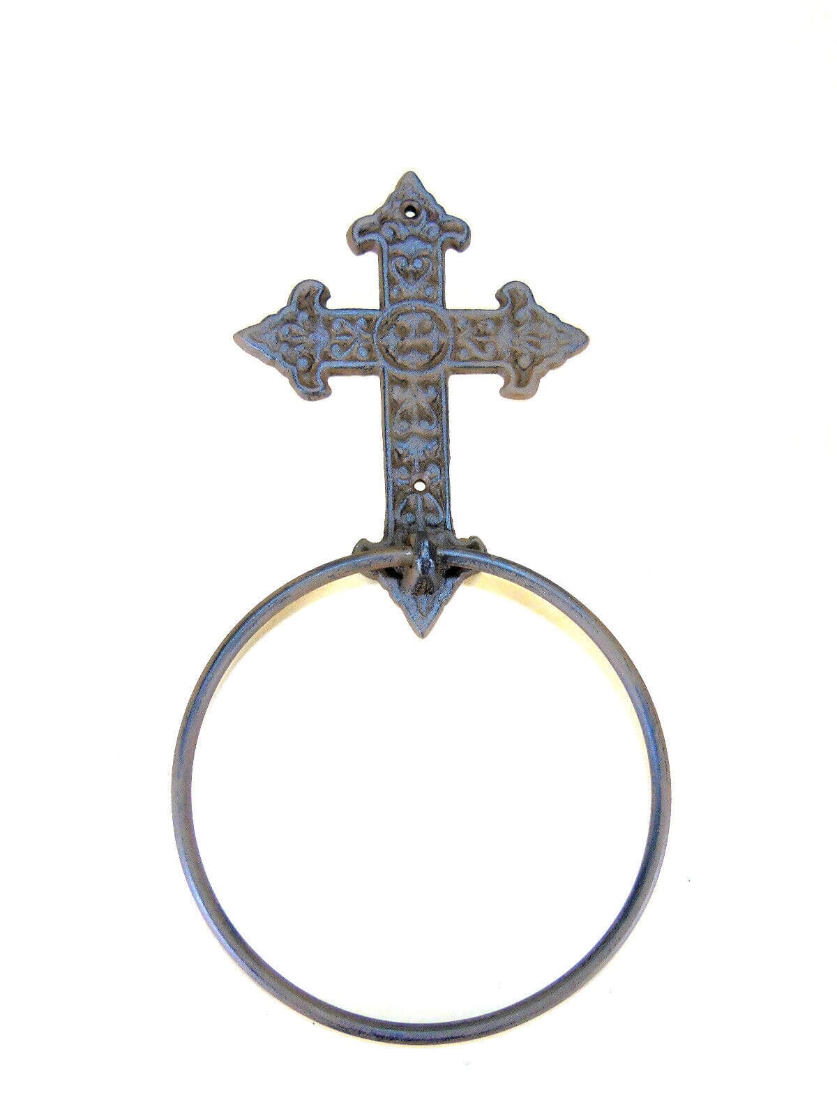 Cross Cast Iron Towel Ring 6