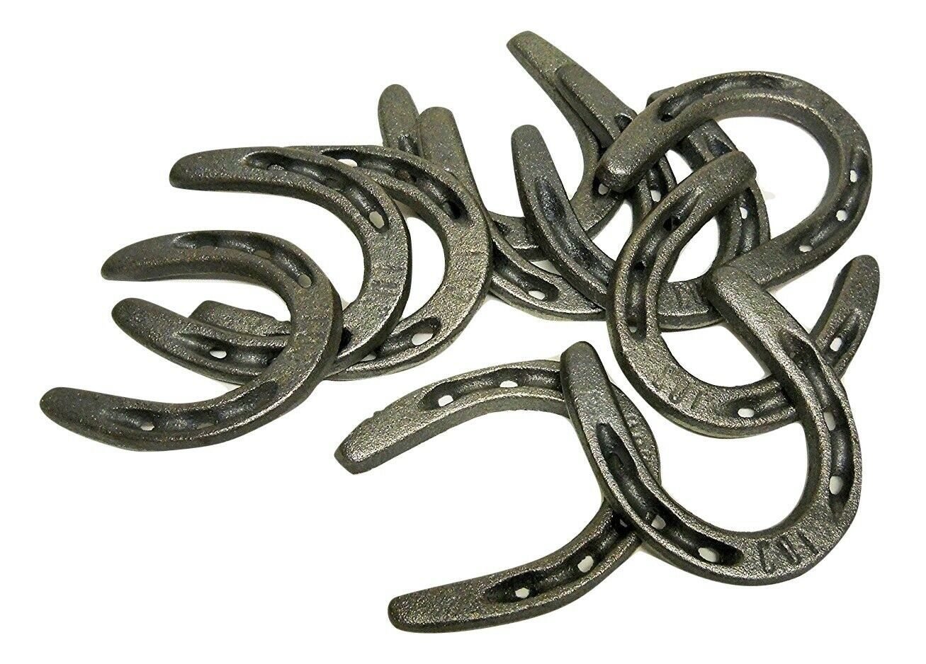 80 pc Cast Iron Horseshoes Pony Craft