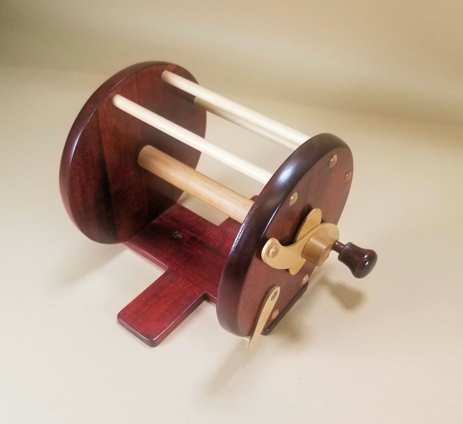 Beautiful Wooden Toilet Paper Fishing Reel