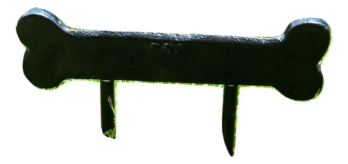 Dog Bone Cast Iron Boot Scraper Vintage Style for the Yard or Sidewalk