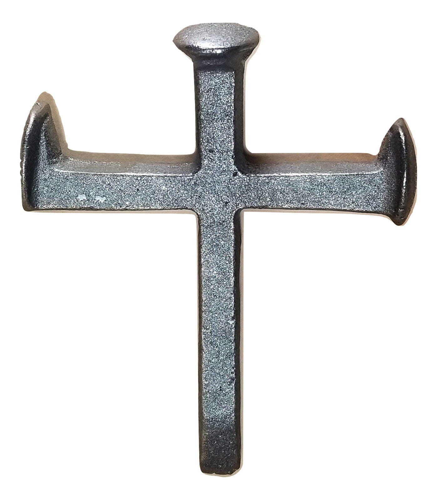 Railroad Spike Cross Cast Iron Construction for Crafters
