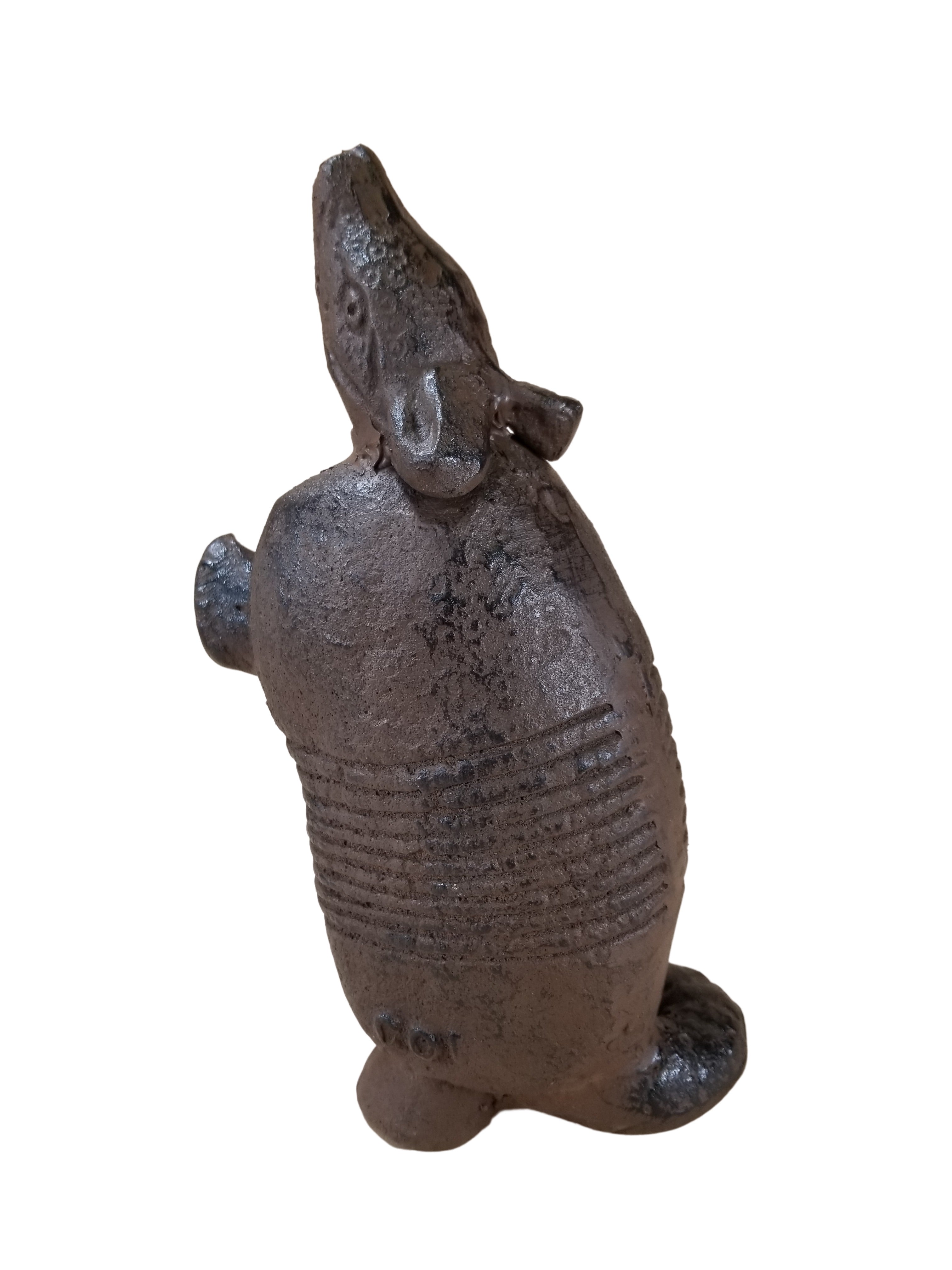 Cast Iron Armadillo Door Stop doorstop Rustic Brown