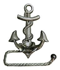 Natural Cast Iron Anchor Towel Bar Adjustable from 12" to 24"