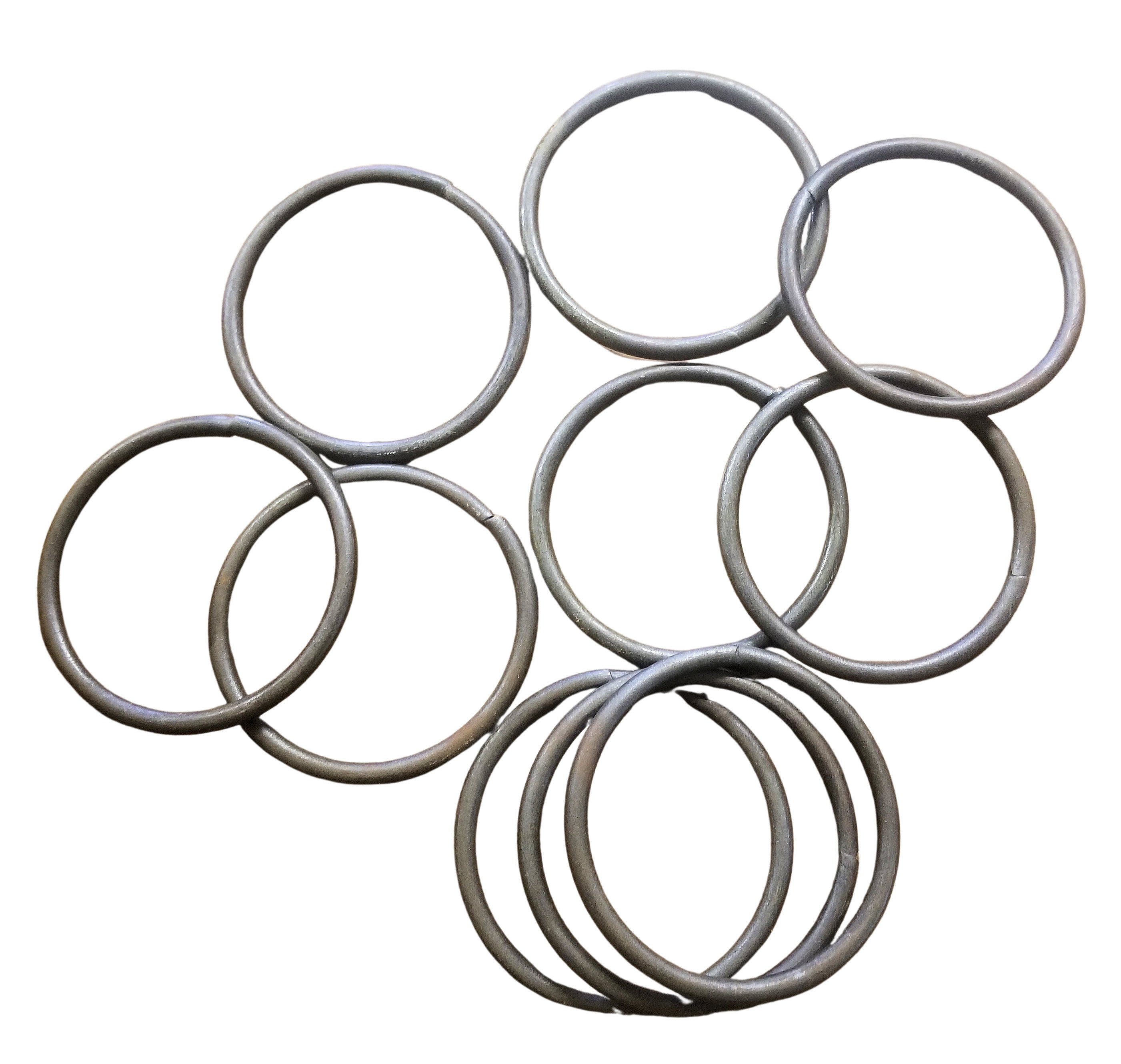10 pc Steel Rings split 2.75 OD x 3/16