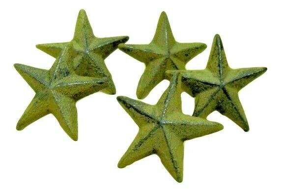 8pc Cast Iron Western decor stars 2