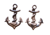 Cast Iron Rustic Brown Pelican Doorstop or Paperweight Nautical