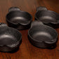 Carvers Olde Iron Mini Cast Iron Skillet Set of 4 ñ 12 Oz Capacity Ramekins Carver's Olde Iron 