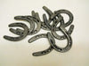 100 pc set Small Horseshoes Cast Iron Decorative for Crafts 3 1/2" x 3" horseshoes Carvers Olde Iron 