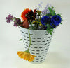 New Olive Bucket Metal Basket Cut Flower Arranging Supplies Carvers Olde Iron 