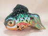 Hand Painted Cast Iron Koi or Goldfish Candle Holder Candles, Holders Carvers Olde Iron 