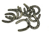 60 piece HSSMALL horseshoes cast iron for crafting horseshoe Carvers Olde Iron 