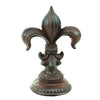 Fleur De Lis Cast Iron Door Stop Lys French decor Doorstops Carvers Olde Iron 