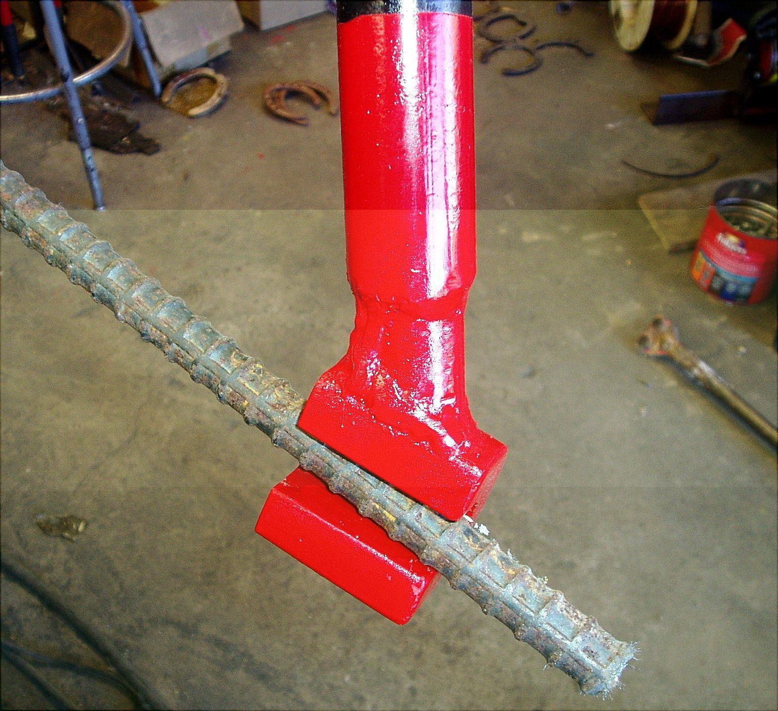 B5 Hand Rebar Bender Hickey Bar Hicky manual 5/8" masonry #5 bar Concrete Tools DC Mach Inc. 
