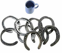 Natural Horseshoe Towel Bar 24" Cast Iron Western Decor Kitchen or Bath