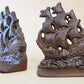 Cast Iron Sailing Ship Bookends Heavy Heirloom Quality Bookends Carvers Olde Iron 