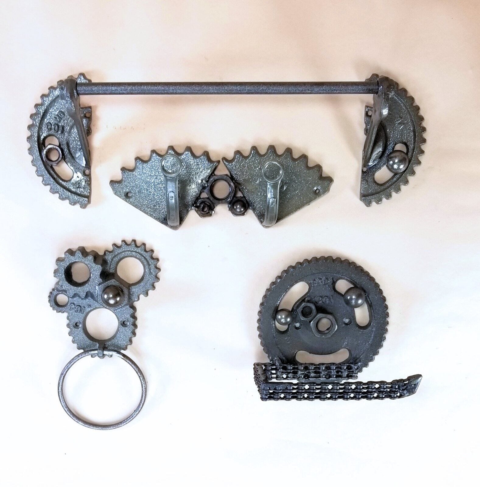 Cast Iron Gear Bathroom Accessories bath accessories Carvers Olde Iron 