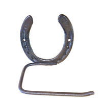 Natural Horseshoe Towel Bar 24" Cast Iron Western Decor Kitchen or Bath