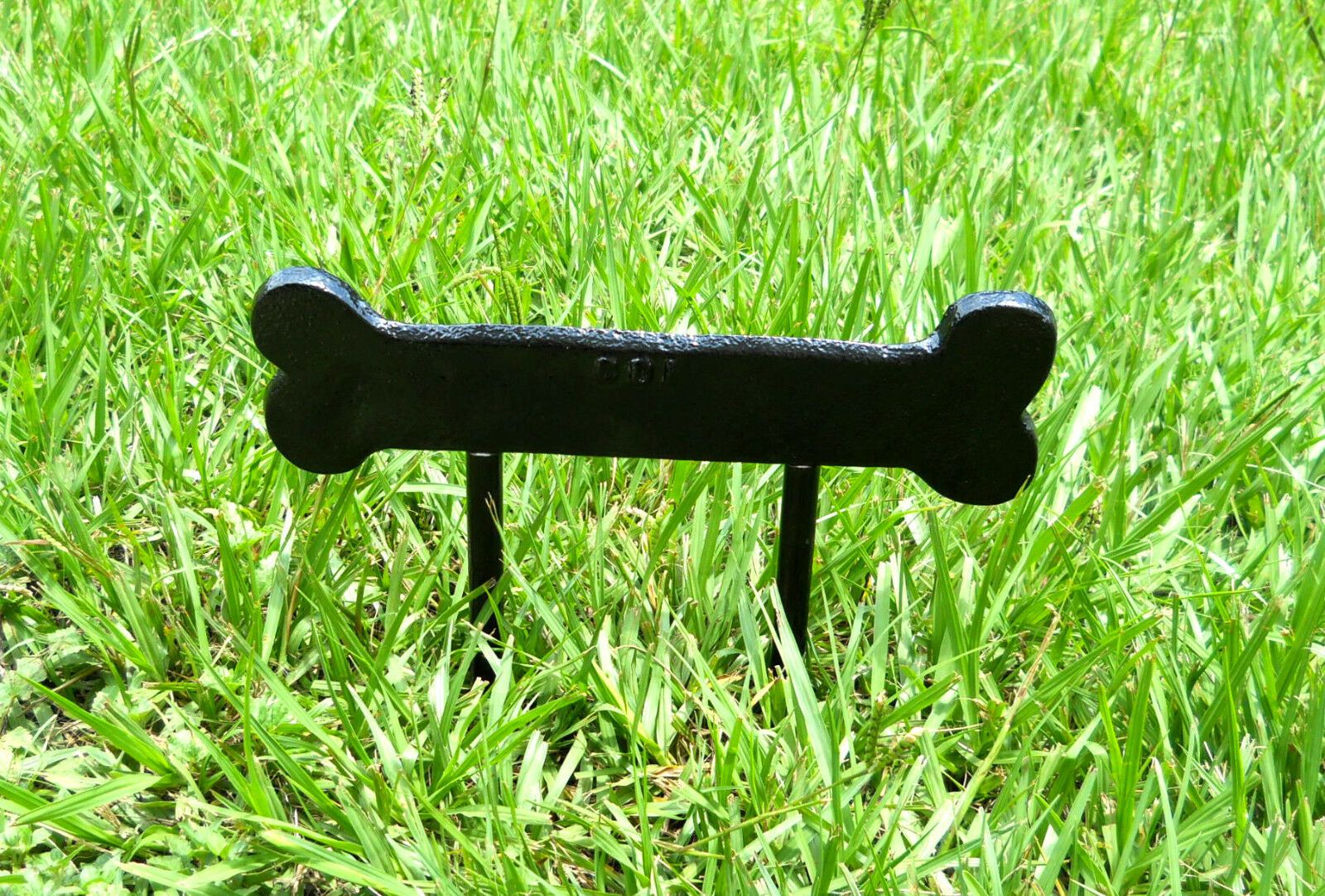 Dog Bone Cast Iron Boot Scraper Vintage Style for the Yard or Sidewalk Cast Iron Carvers Olde Iron 