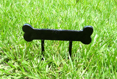 Dog Bone Cast Iron Boot Scraper Vintage Style for the Yard or Sidewalk Cast Iron Carvers Olde Iron 