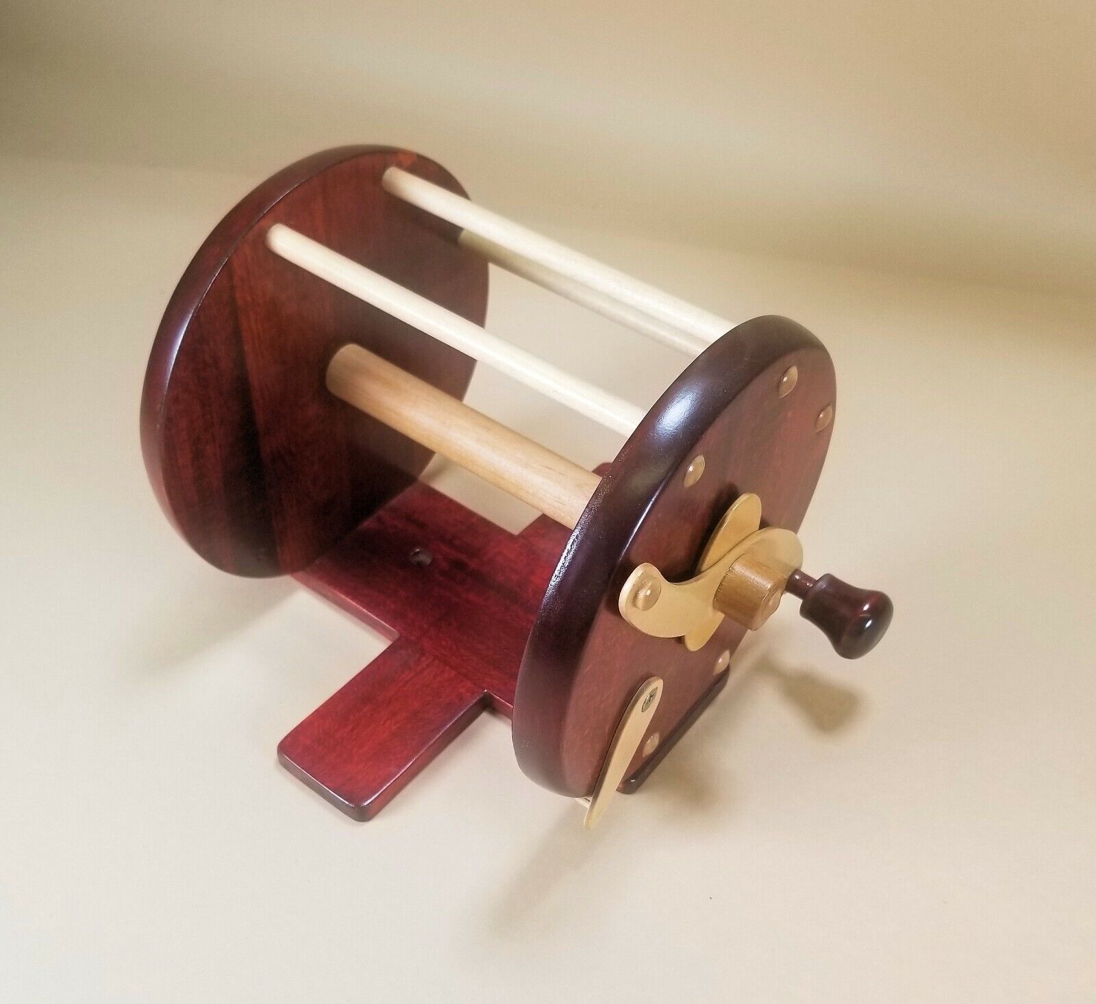 Beautiful Wooden Toilet Paper Fishing Reel – Carvers Olde Iron