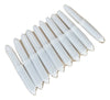 10 pc White plastic Toilet paper rollers for large crafting projects bath accessories Carvers Olde Iron 