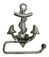 Anchor Toilet Paper Holder in Cast Iron Natural Finish bath accessories Carvers Olde Iron 