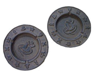 Black Cast Iron NO SMOKING sign indoors or outdoors