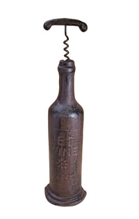 Doorstop French Fleur De Lis Adjustable 26" Rustic Home Decor Cast Iron