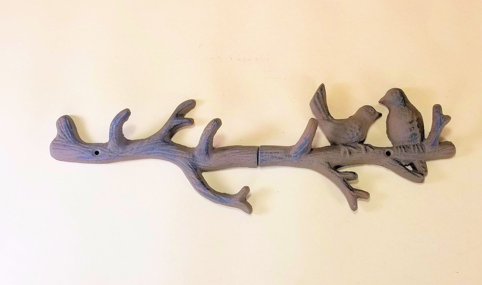 Tree Branch Coat Hat Rack Cast Iron Birds! – Carvers Olde Iron