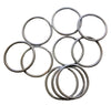 10 pc Steel Rings split 2.75 OD x 3/16" thick for crafters steel ring Carvers Olde Iron 