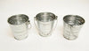 3 pc Galvanized Bucket w/Handle 1 Qt -128 Baskets, Pots & Window Boxes Carvers Olde Iron 