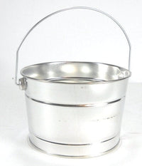 72 piece case Galvanized Square buckets 4" x 4" x 3"  Waterproof