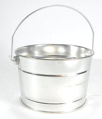 2 quart Galvanized buckets, 3 pc with handles buck25-3 Baskets, Pots & Window Boxes Carvers Olde Iron 