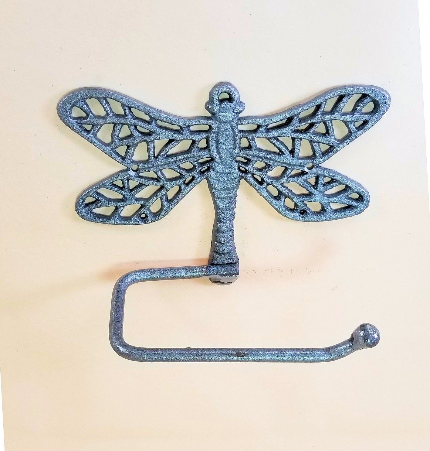 Cast Iron Dragonfly Bathroom Accessory set bath accessories Carvers Olde Iron 