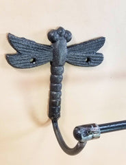 Cast Iron Dragonfly Bathroom Accessory set bath accessories Carvers Olde Iron 