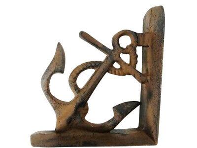 Cast Iron Anchor Bookends Heavy nautical Bookends Carvers Olde Iron 