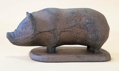 Heavy Cast Iron Pig Hog Piggy Shoat Paperweight Doorstop Centerpieces & Table Décor Carvers Olde Iron 