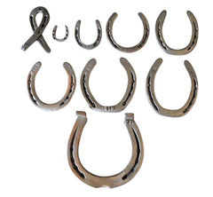 Cast Iron Horseshoe Sample 9 pc Set COI horseshoe Carvers Olde Iron 